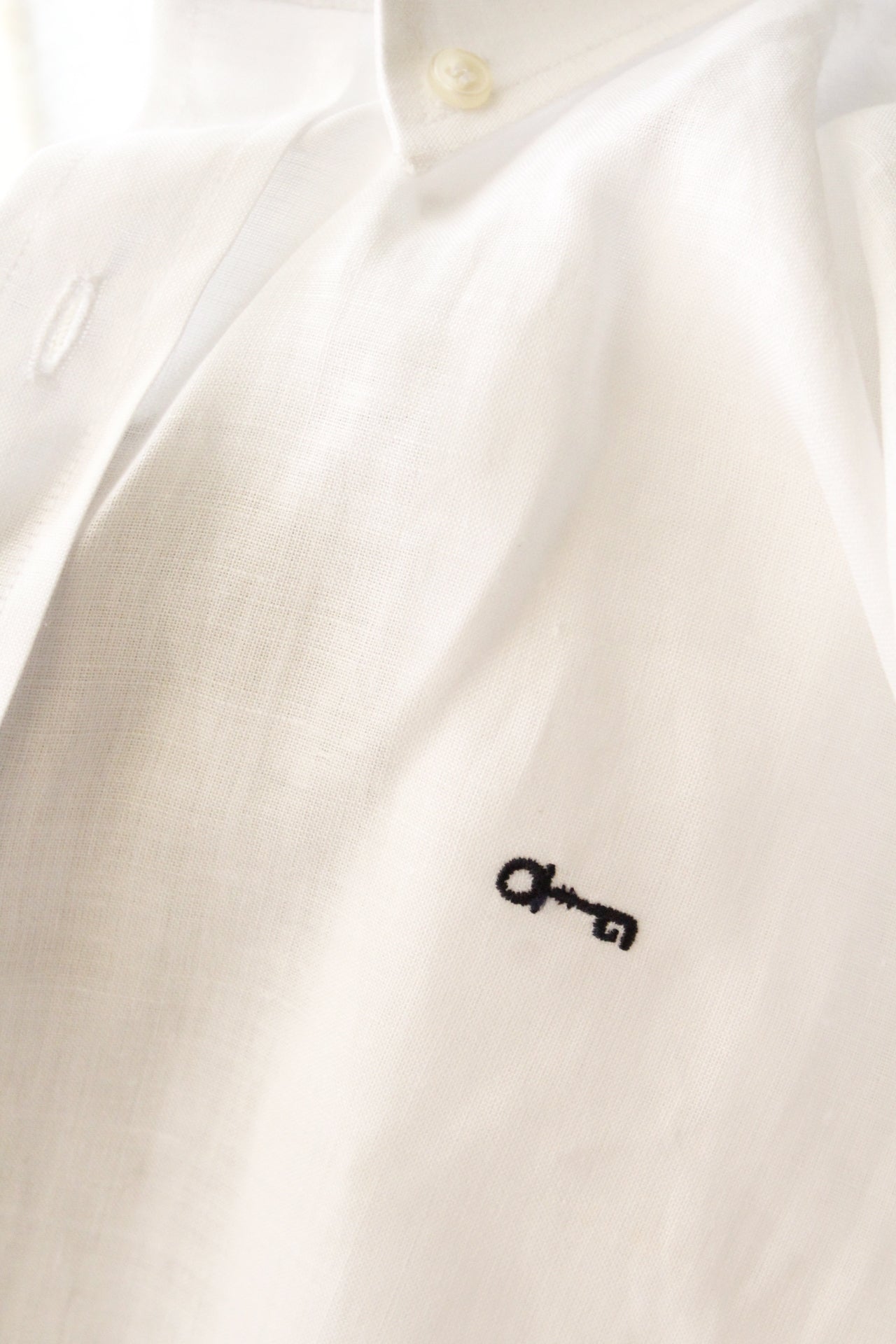 Camisa Blanca 100% Lino Europeo