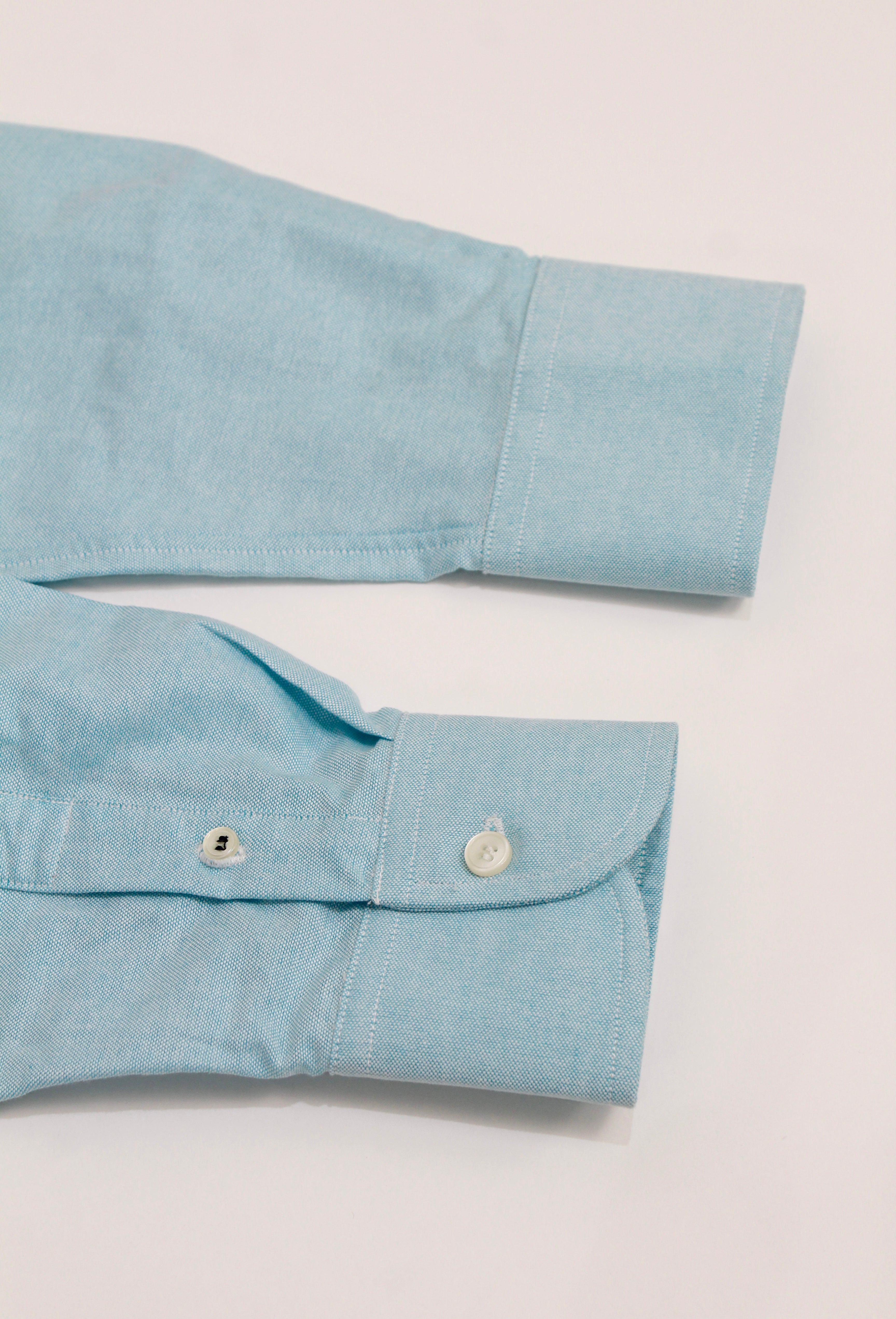 Camisa Oxford Azul Turquesa