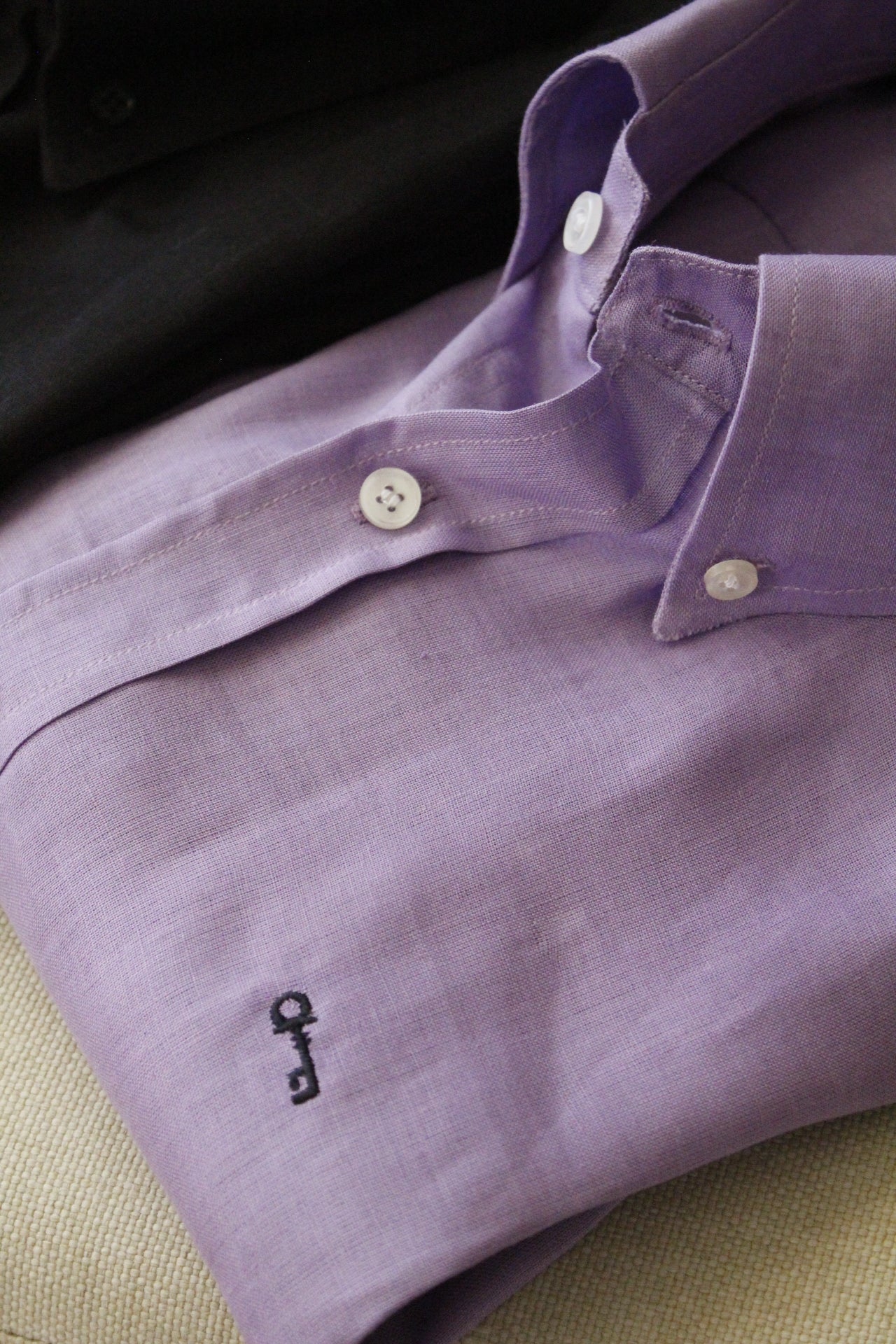 Camisa Lila 100% Lino Europeo