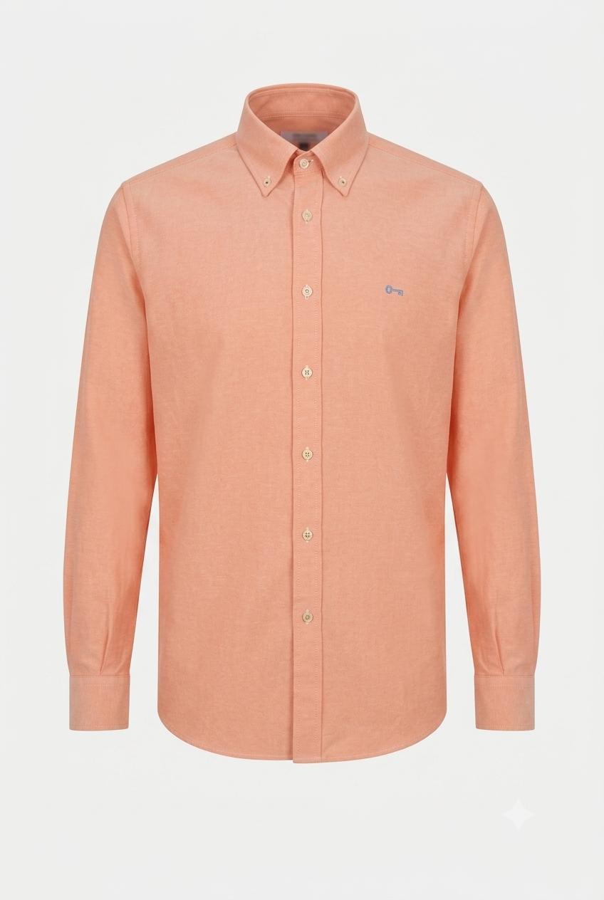 Camisa Oxford Terracota