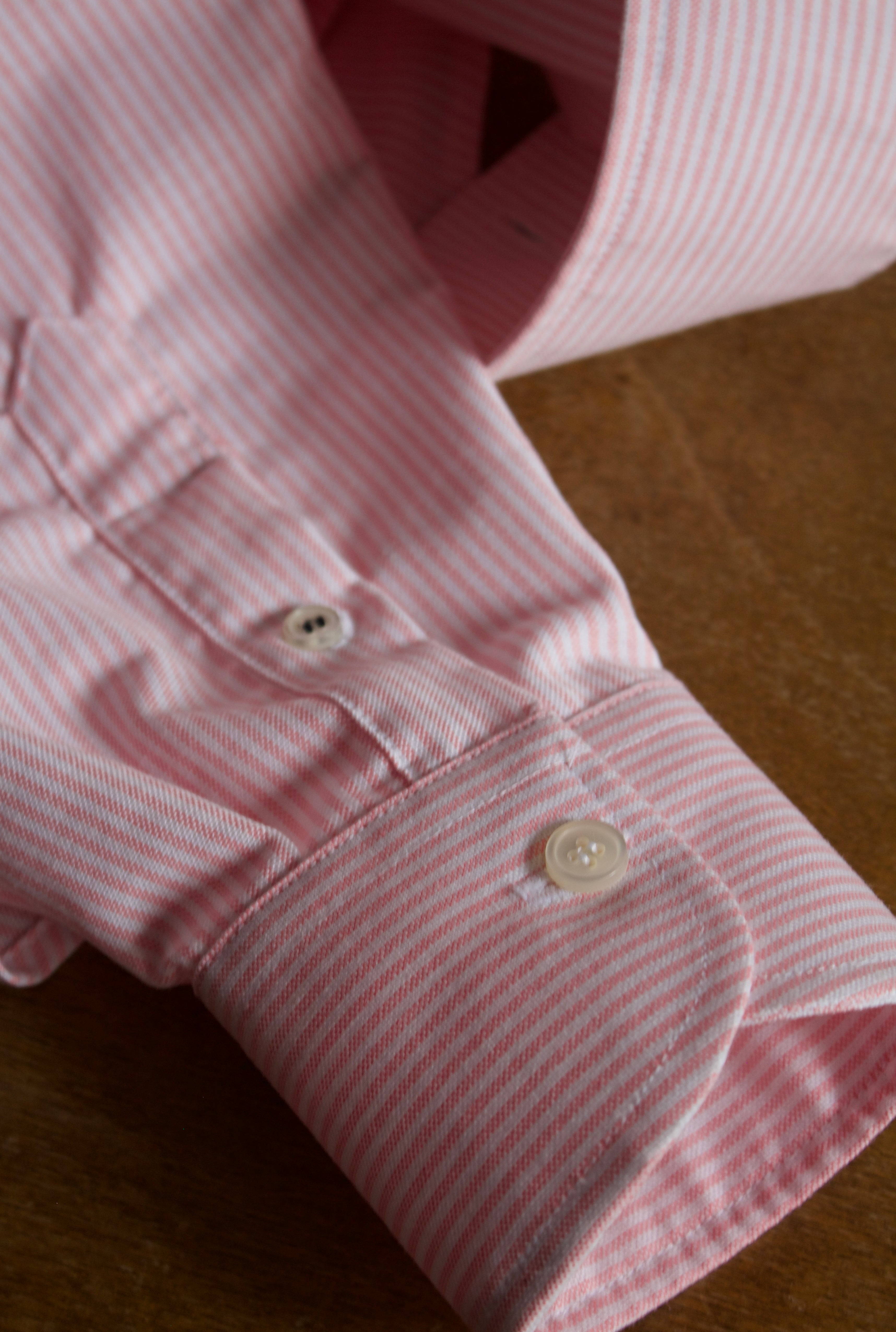 Camisa Oxford Rayas Rosa