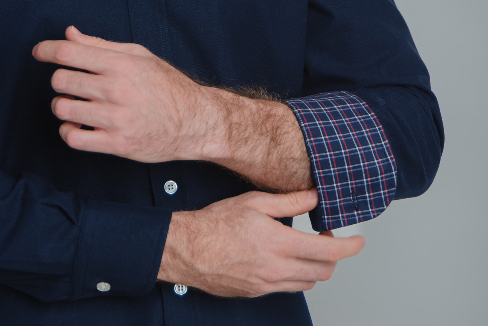 Camisa Oxford Marino Contrastes