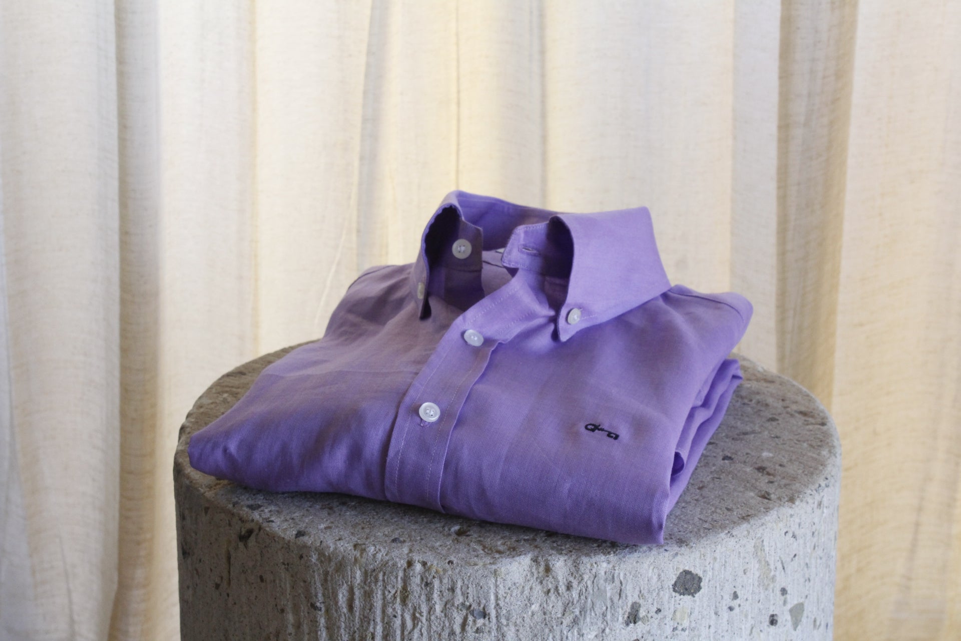 Camisa Lila 100% Lino Europeo