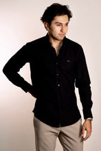 Camisa Oxford Negra