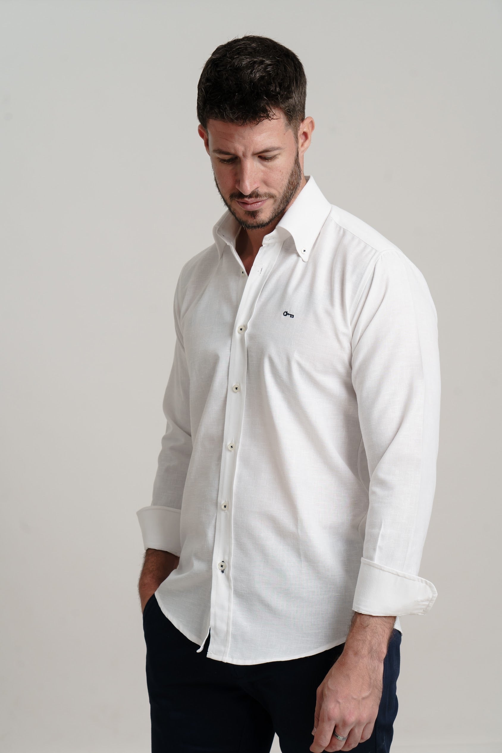 Camisa Blanca Lino
