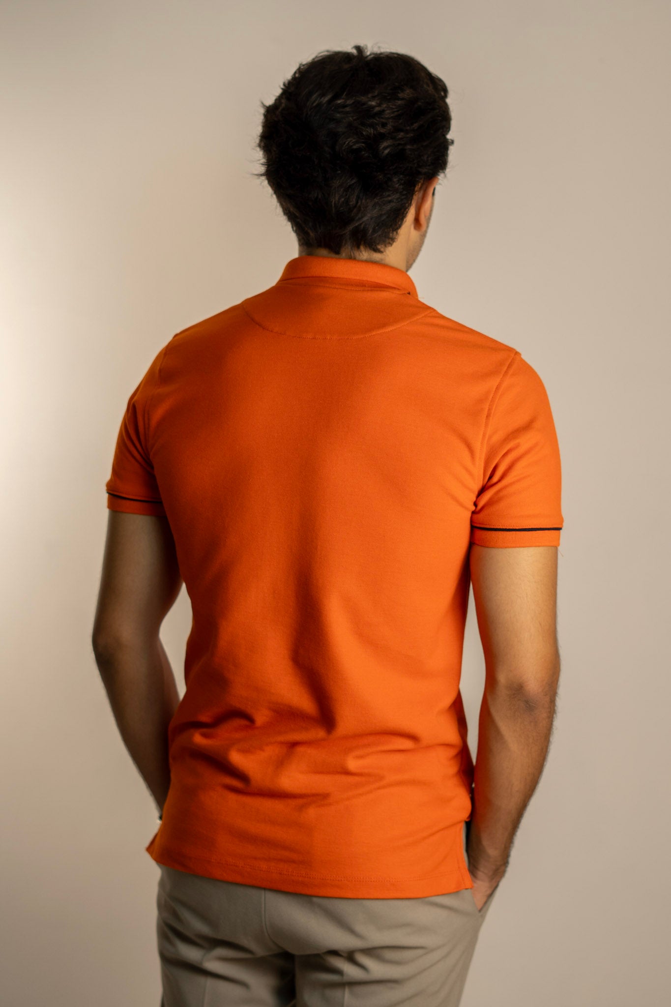 Polo Piqué Naranja