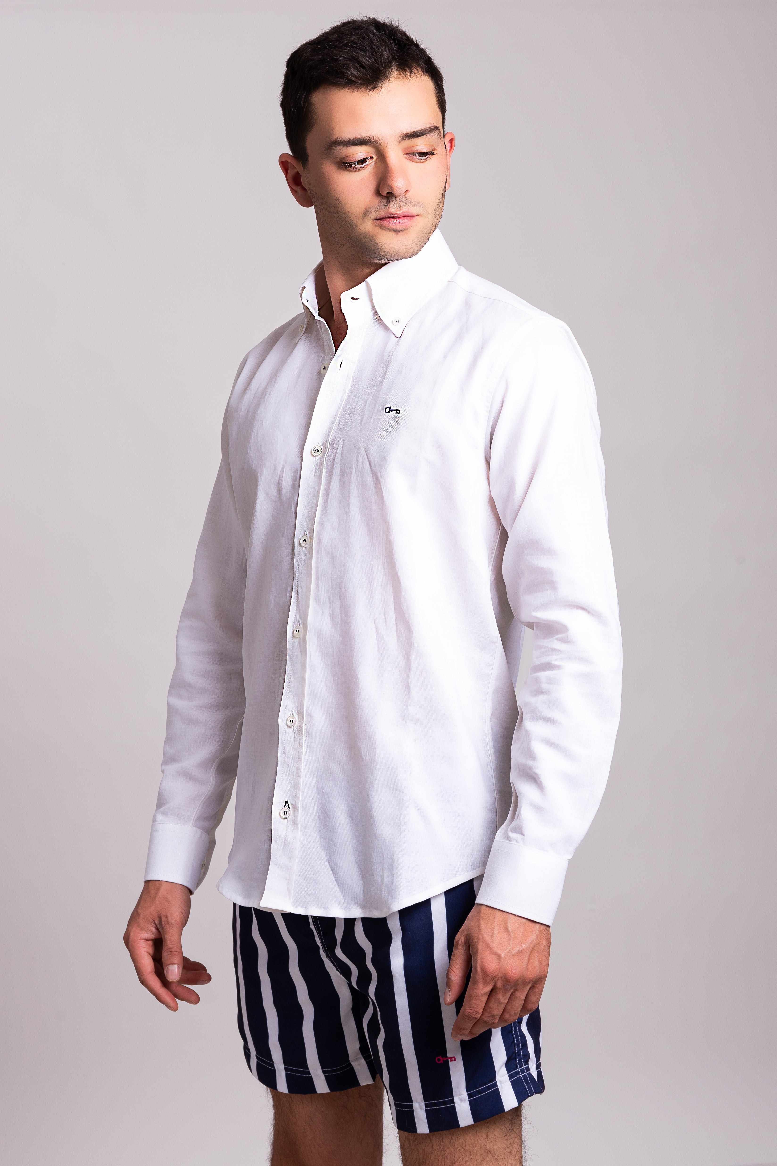 Traje de Baño Rayas Azul