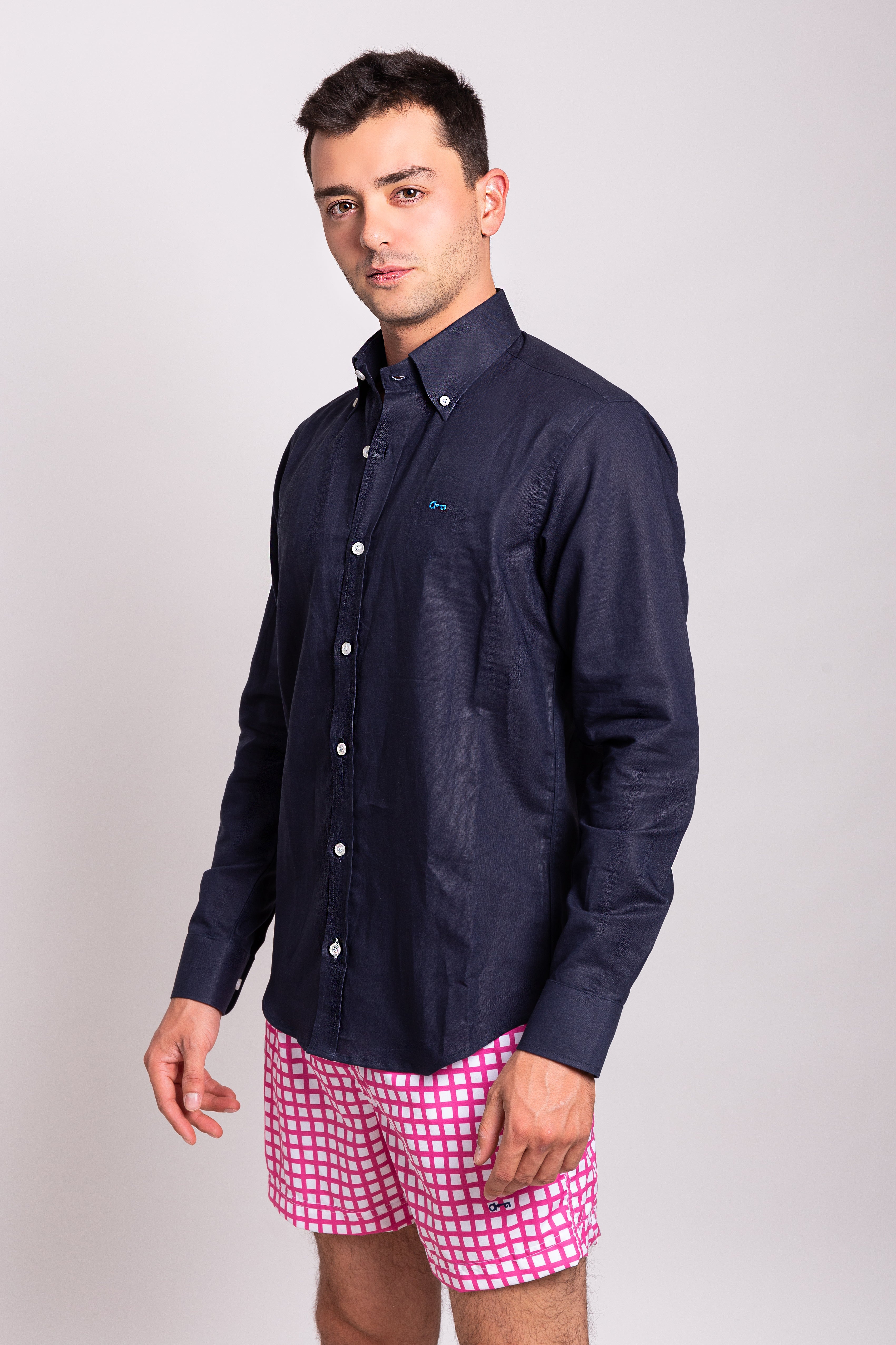 Traje de Baño Cuadros Rosa