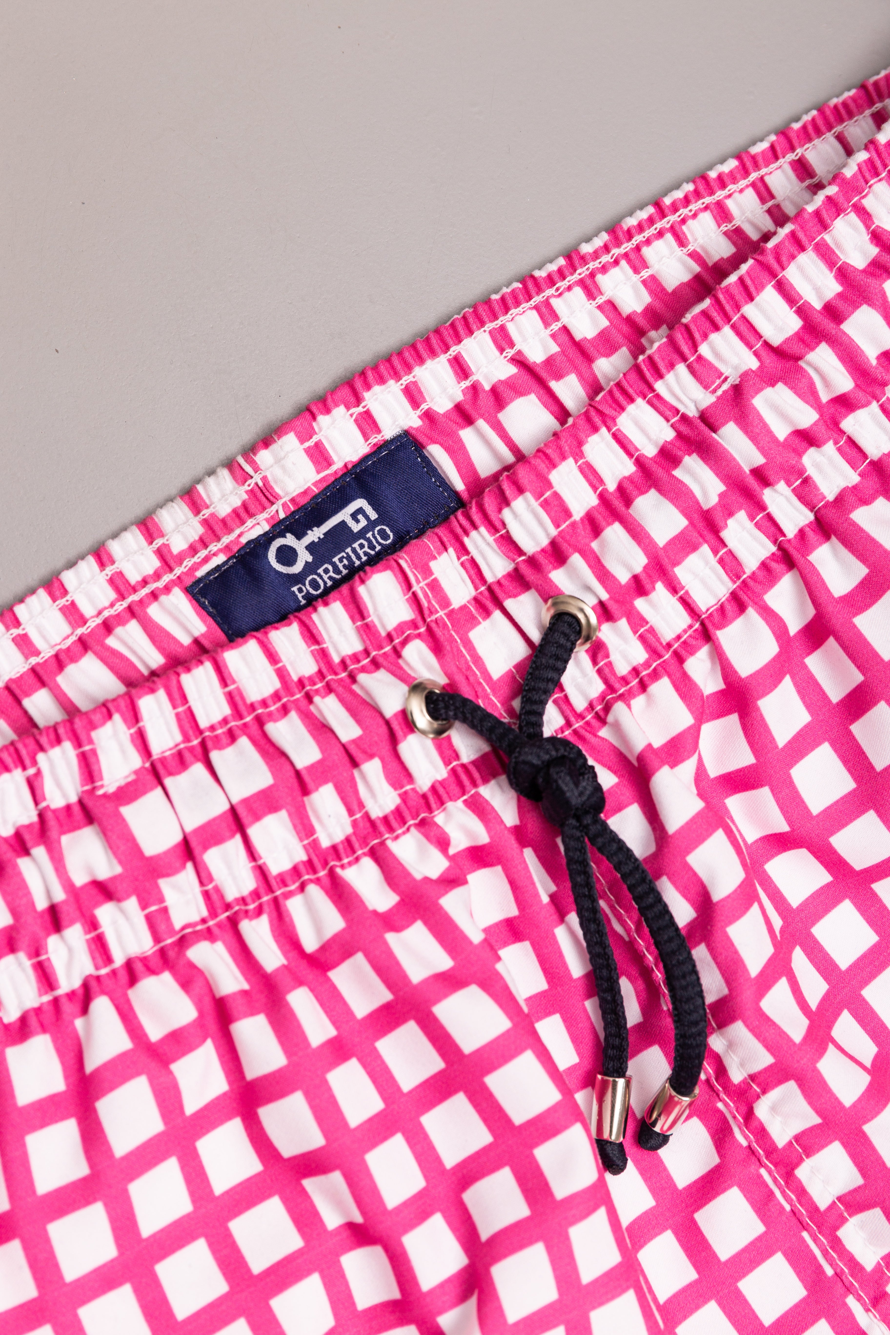 Traje de Baño Cuadros Rosa