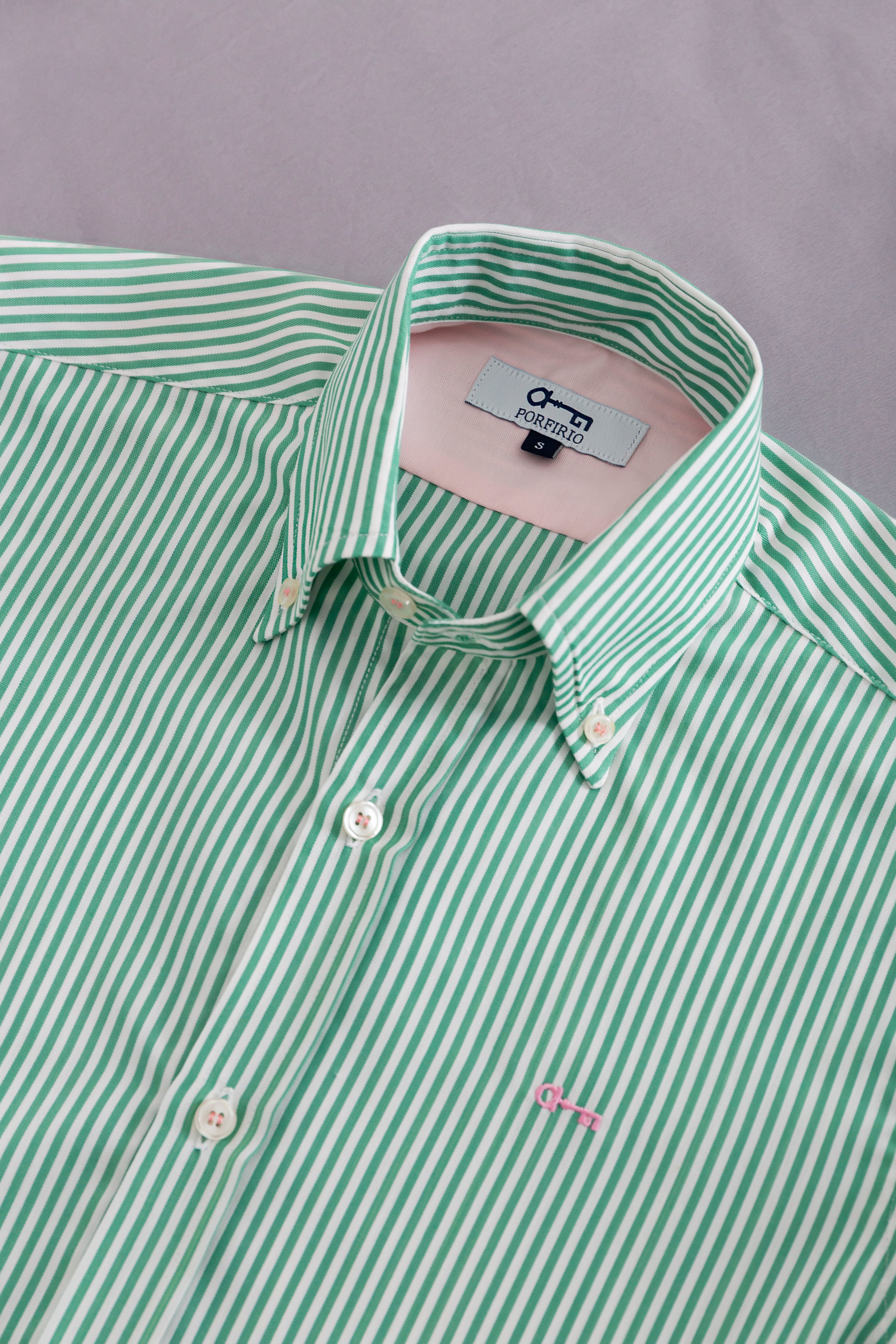 Camisa Rayas Verdes