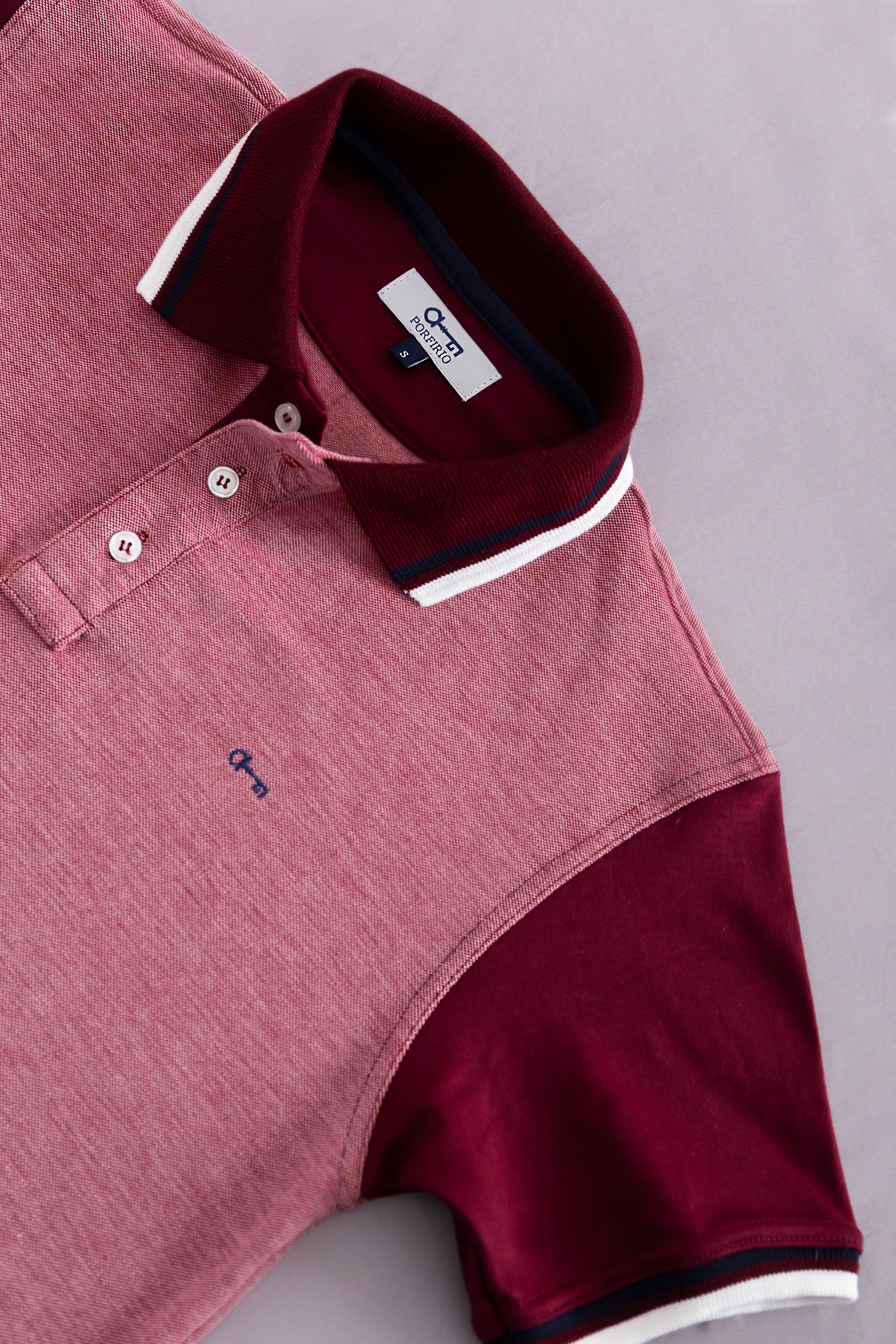 Playera Polo Vino