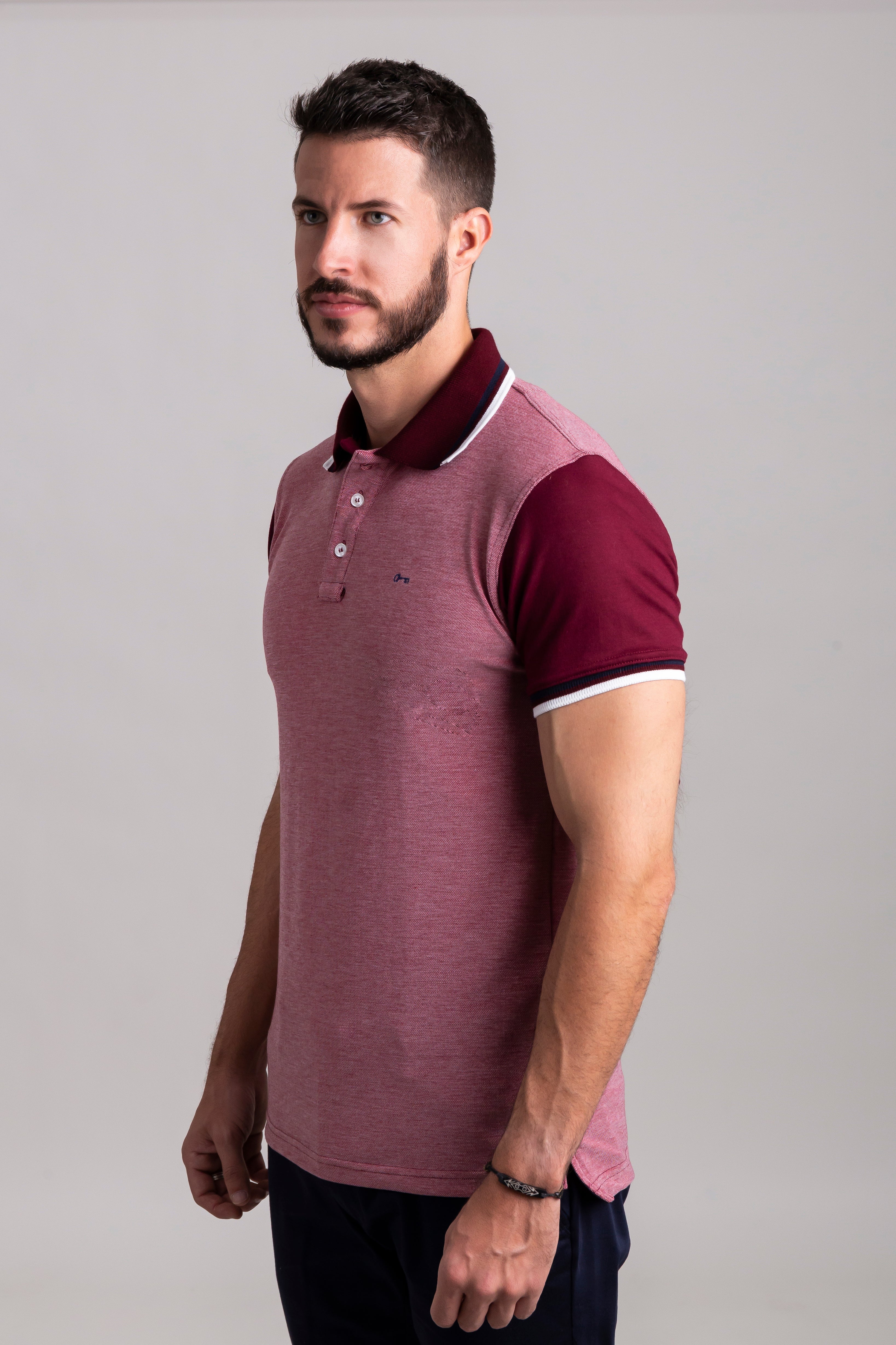 Playera Polo Vino
