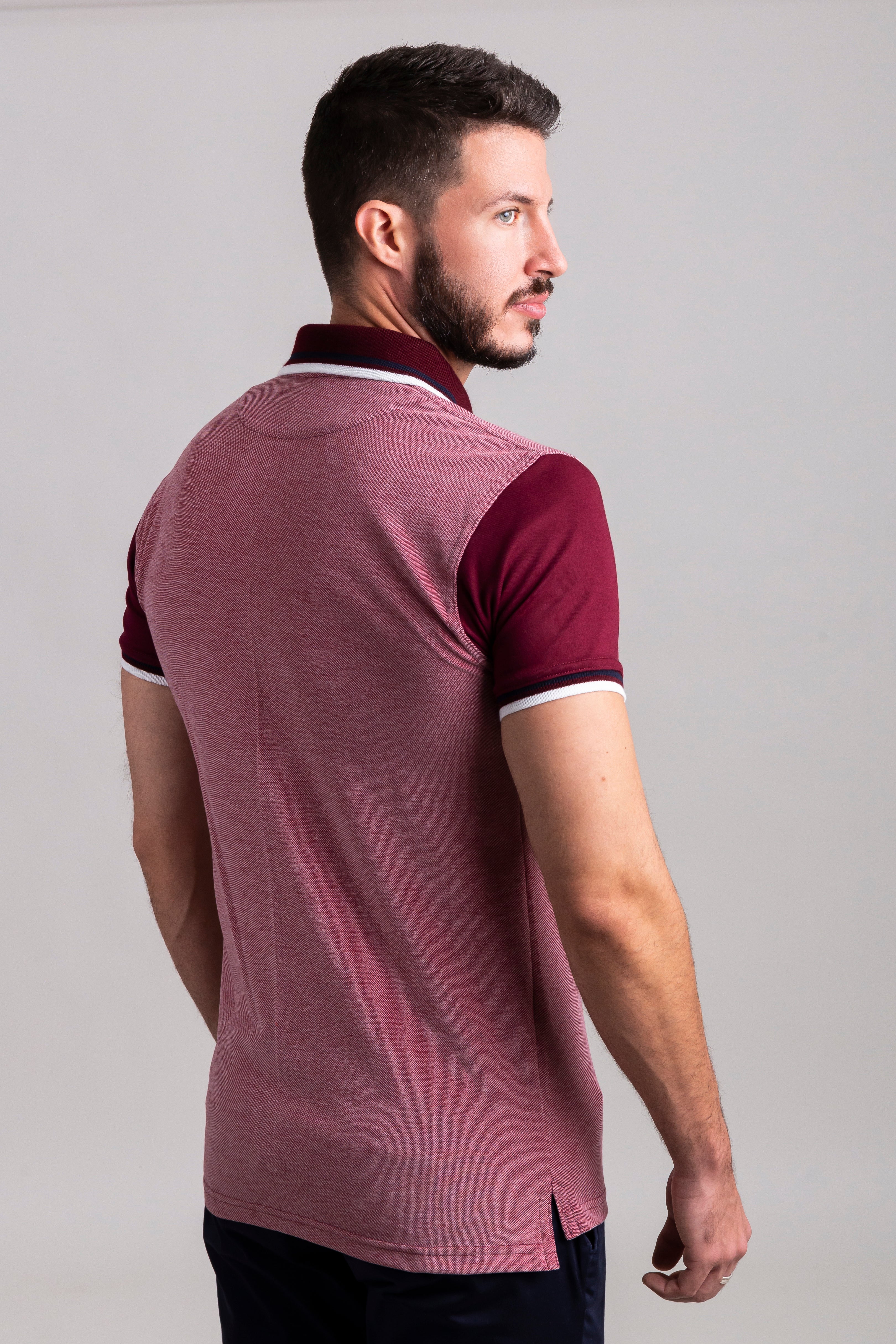 Playera Polo Vino