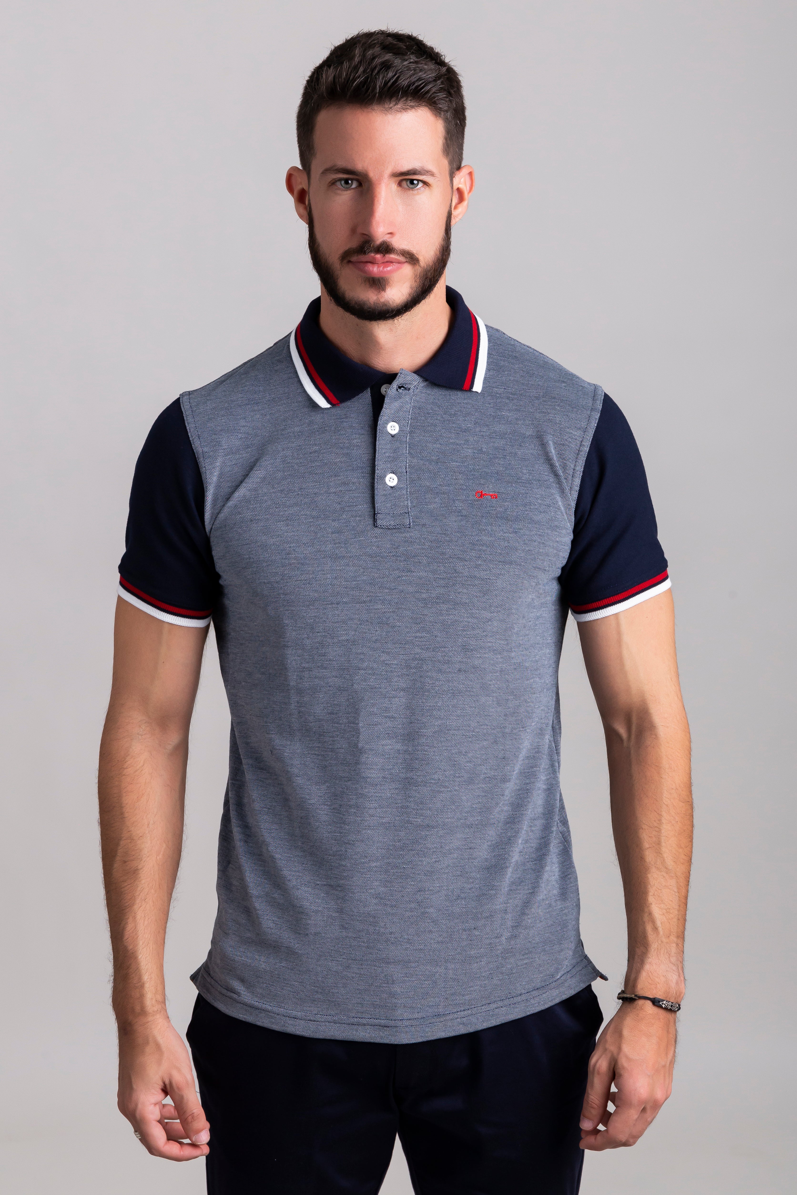 Playera Polo Navy
