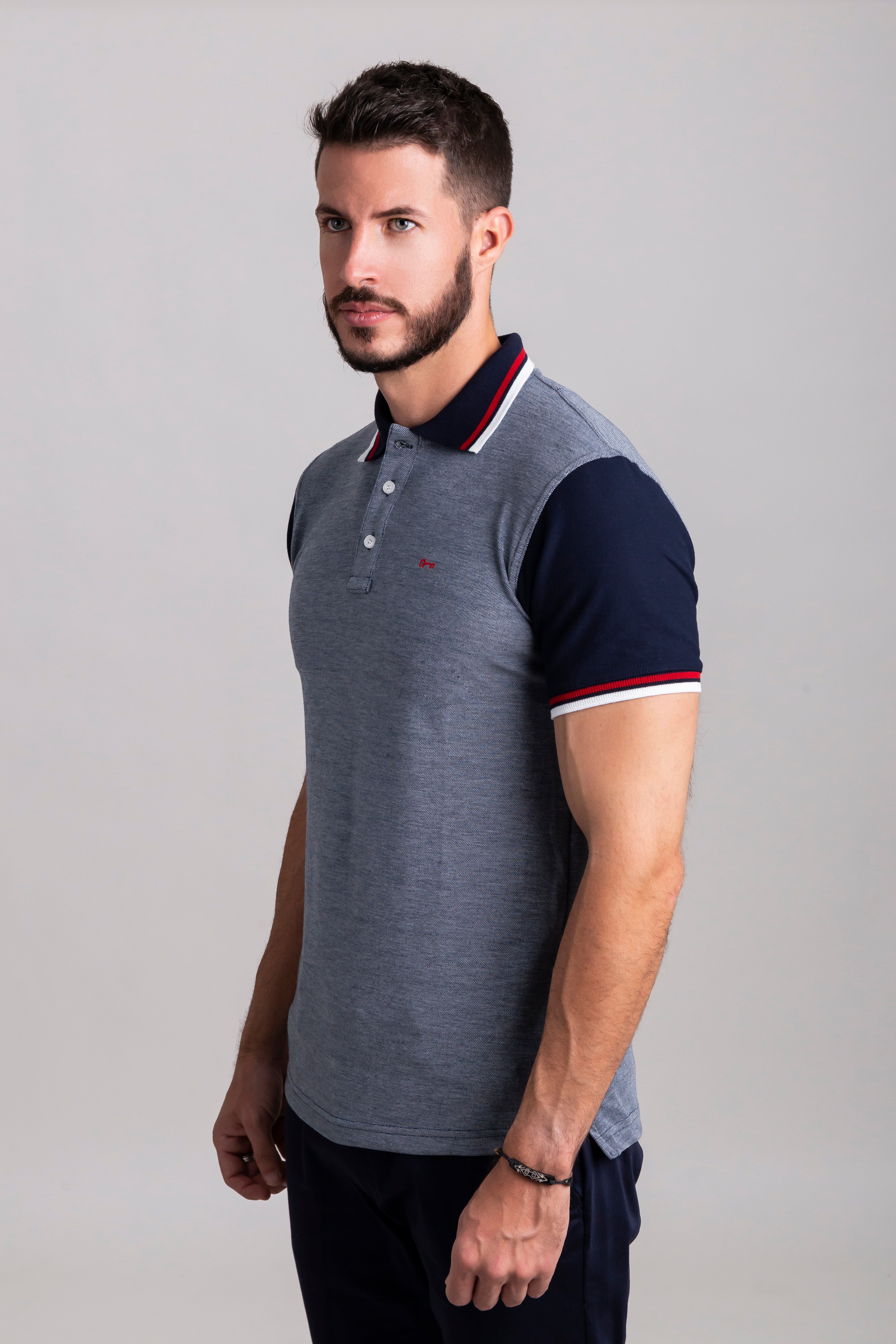 Playera Polo Navy