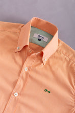 Camisa Cuadros Mini Naranja