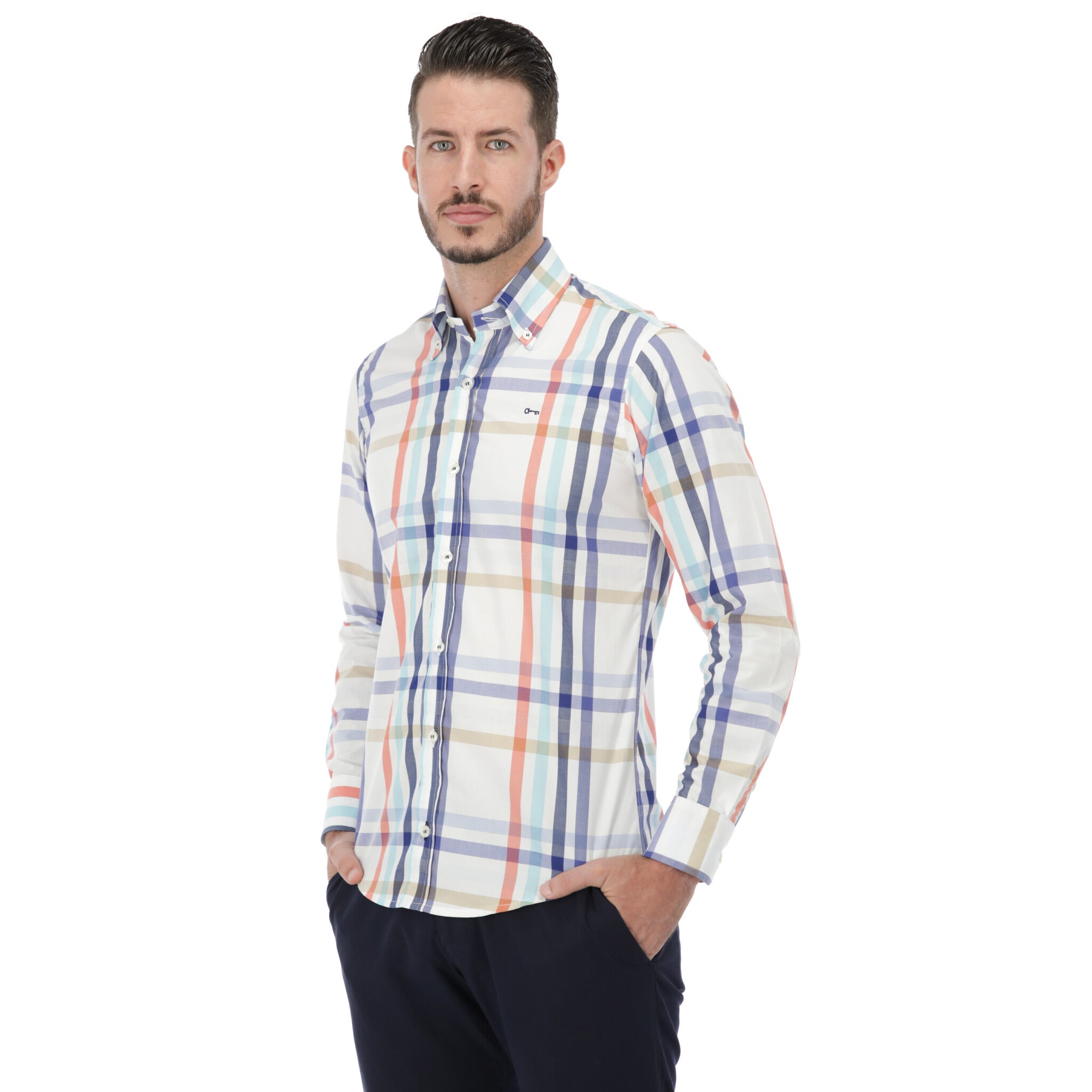 Lineas Azul y Salmón