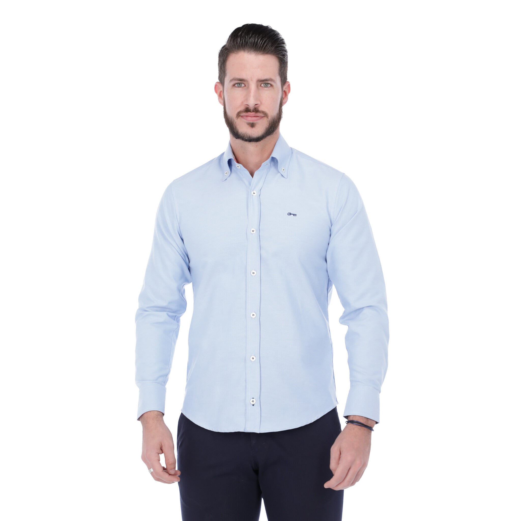 Camisa Oxford Azul Cielo