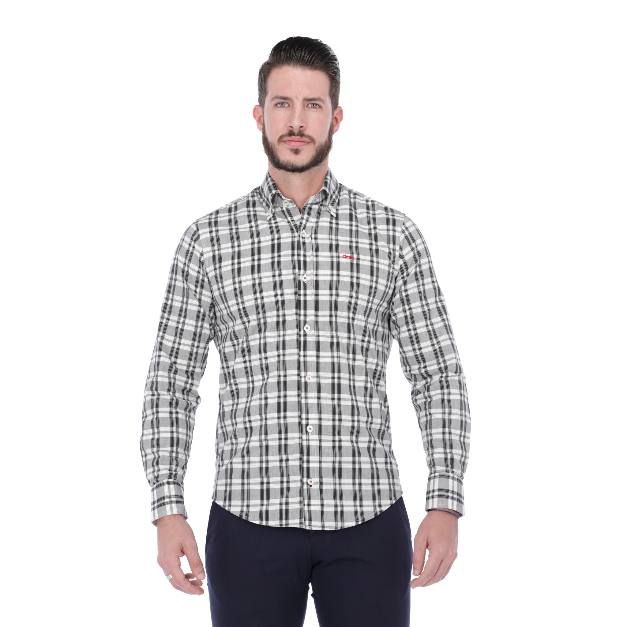 Cuadro Gris con contrastes en Blanco