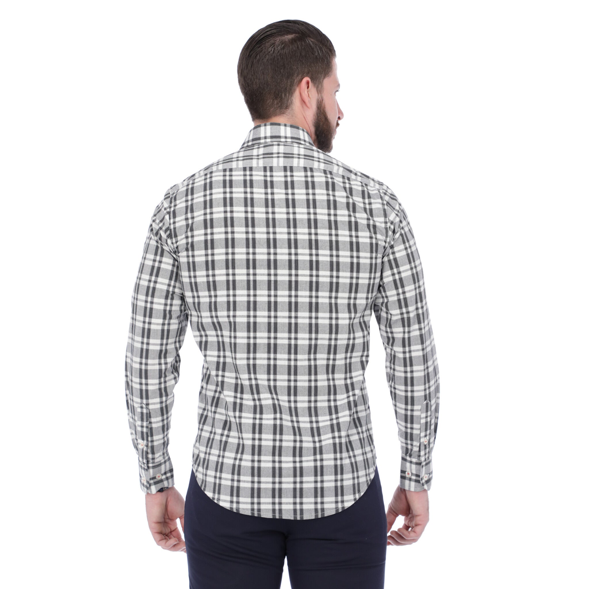 Cuadro Gris con contrastes en Blanco