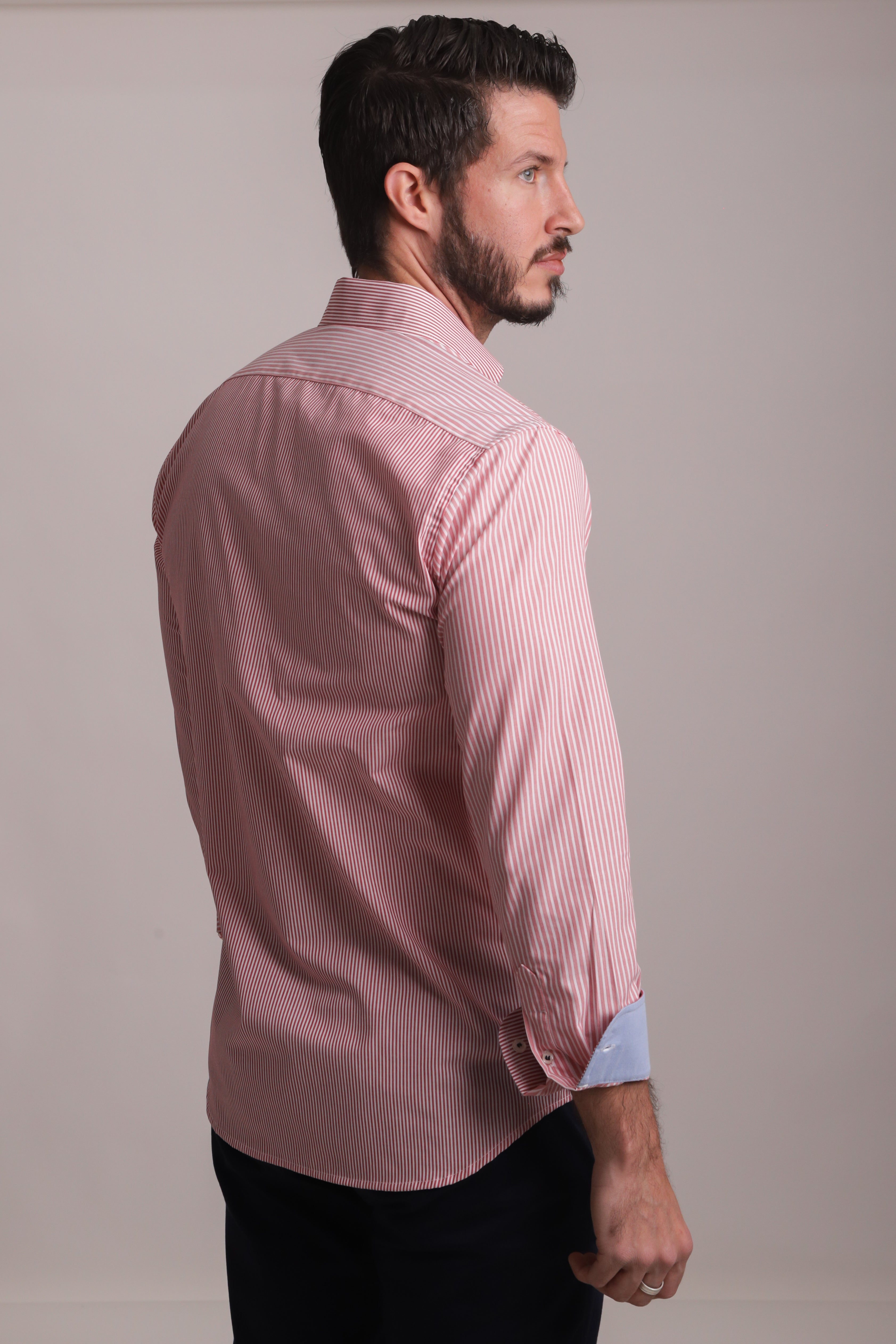 Camisa Disruptive Rayas Multitamaño Rojas