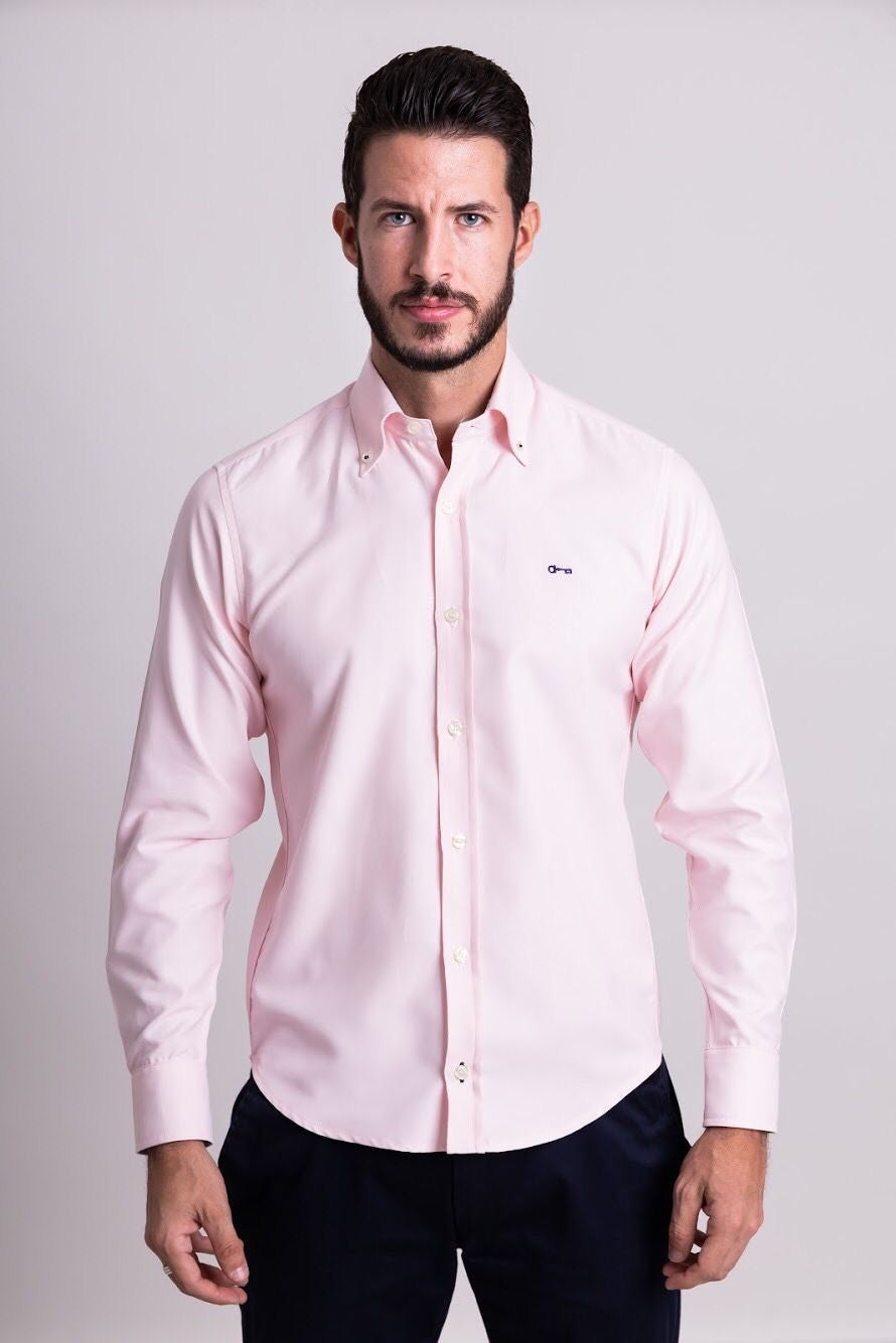 Camisa Oxford Rosa