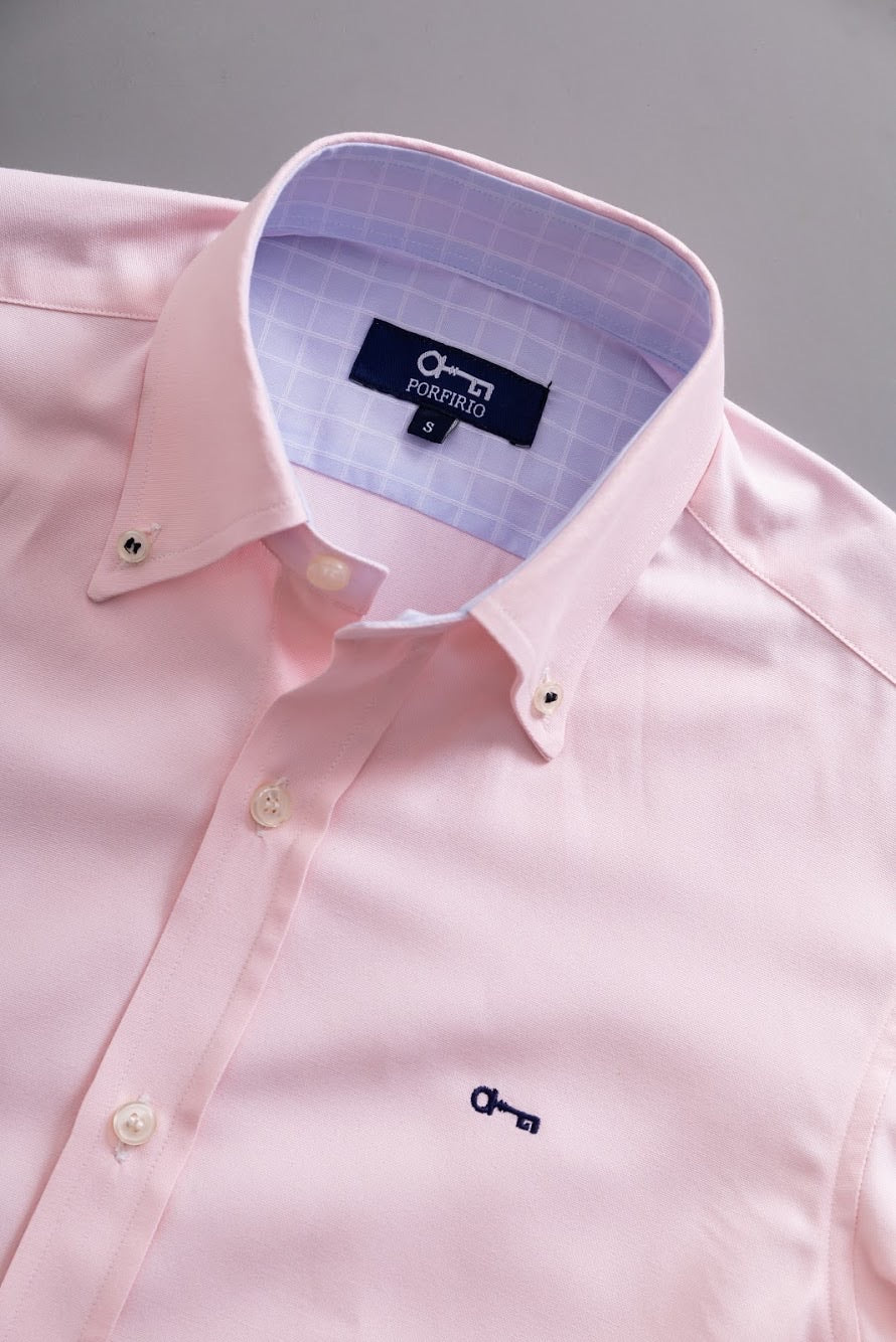 Camisa Oxford Rosa