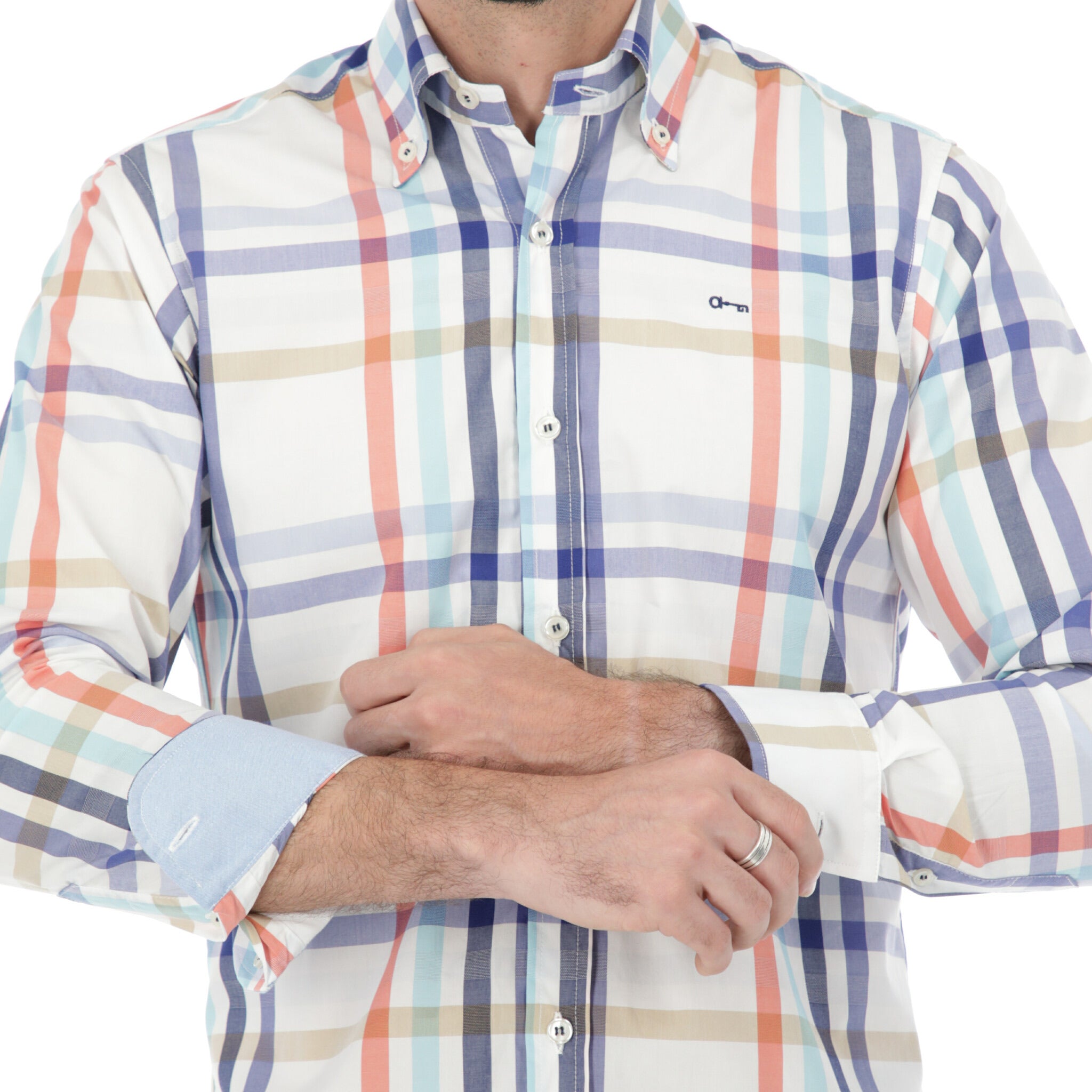 Lineas Azul y Salmón