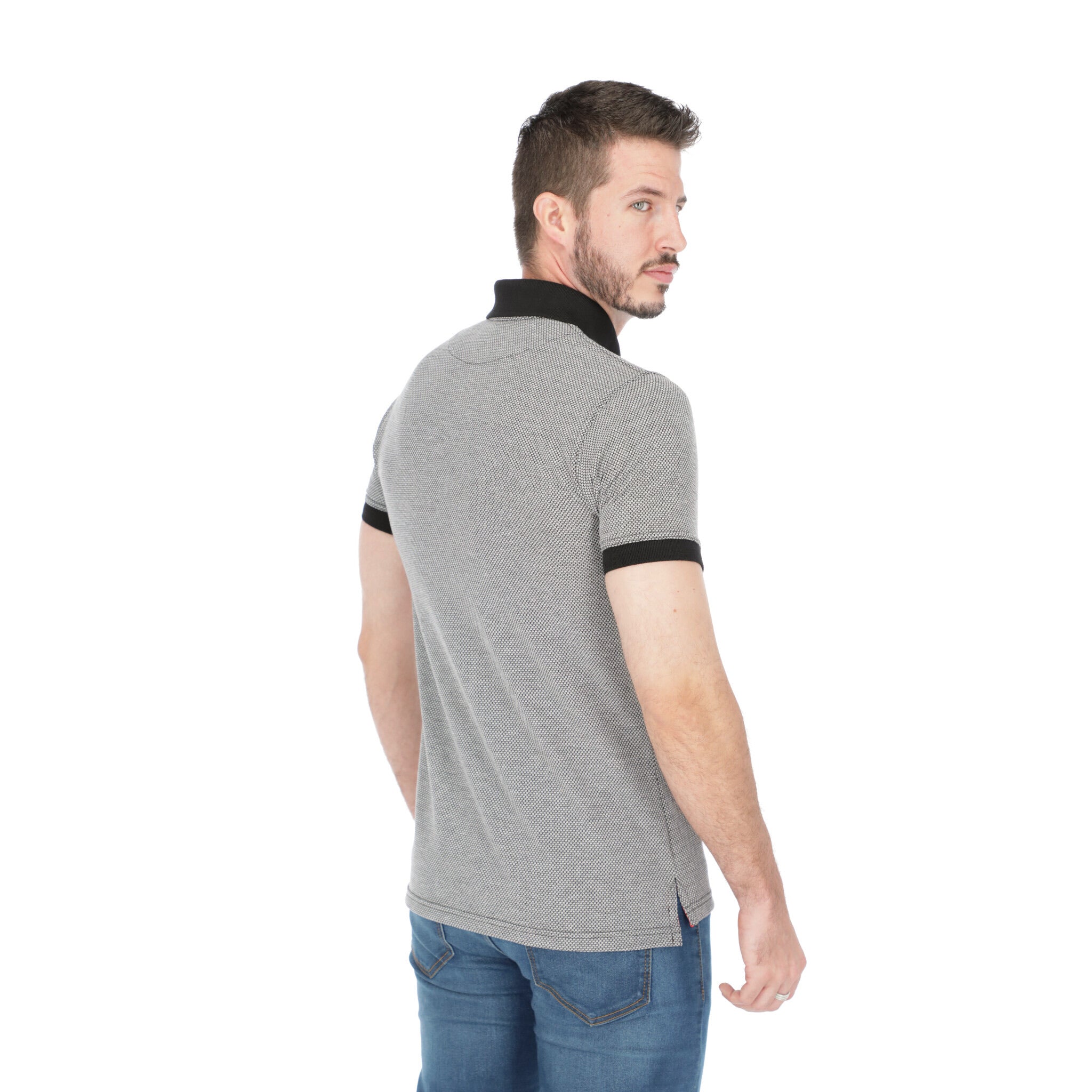 Playera Polo Minioval/Negro