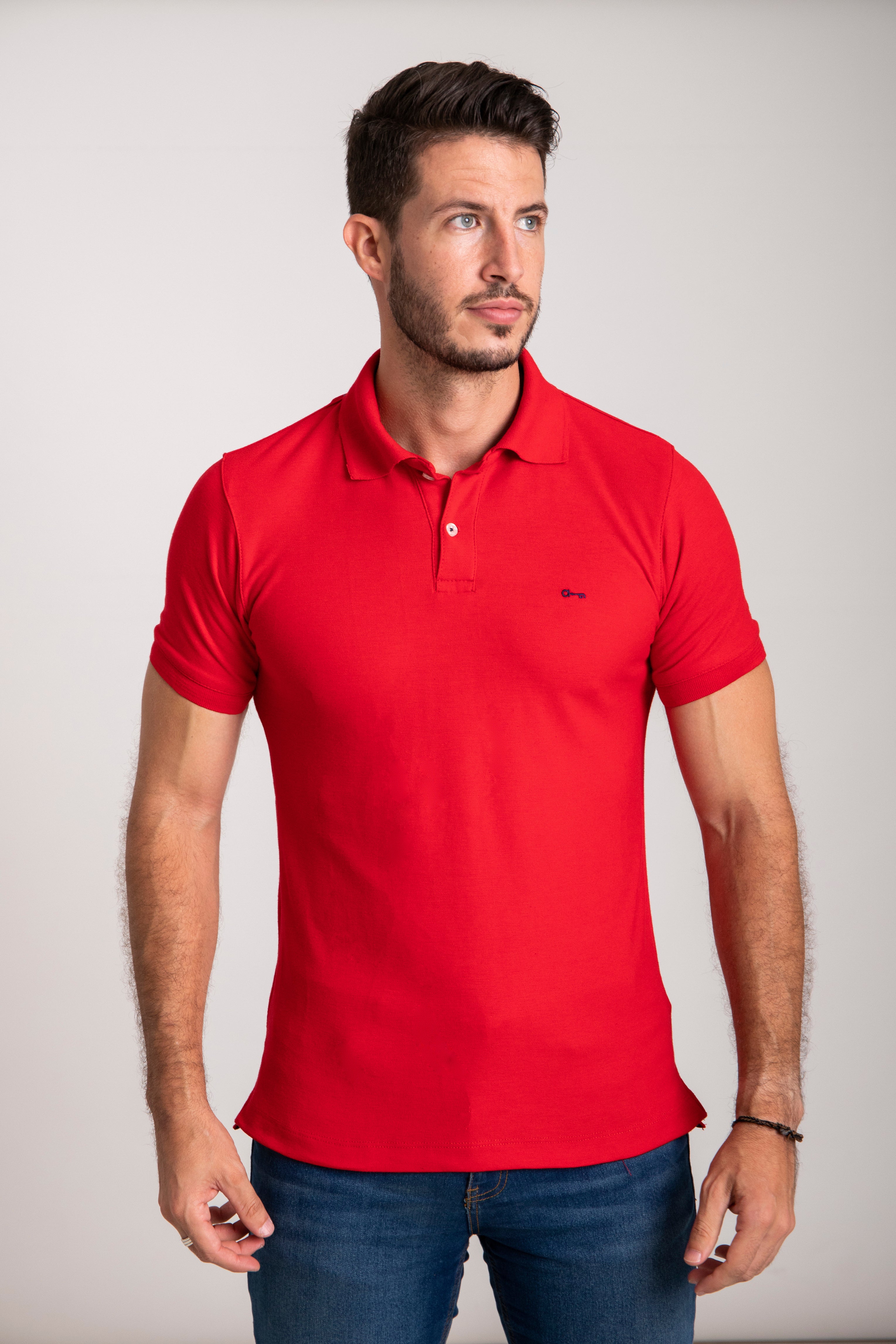 Polo Piqué Roja