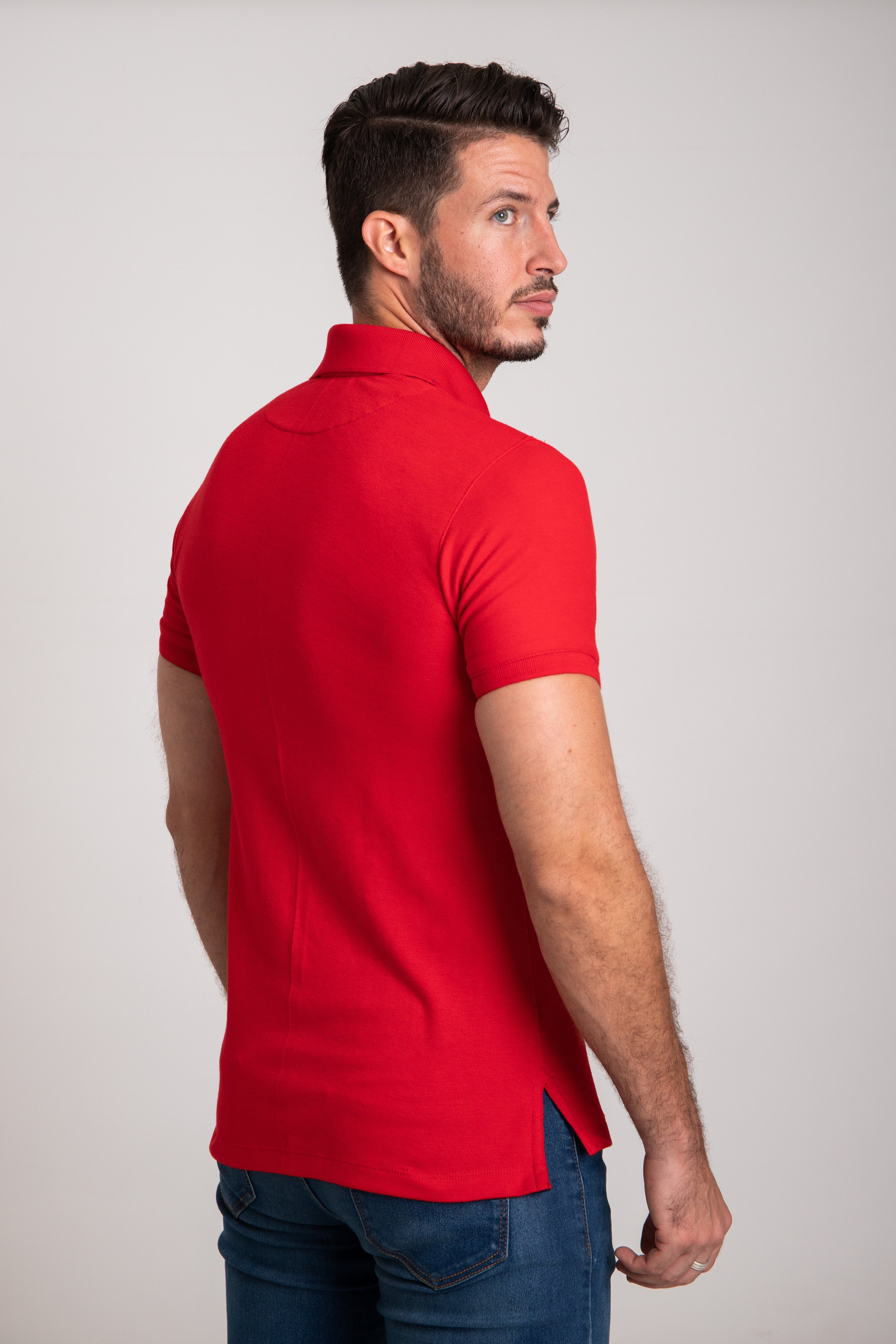 Polo Piqué Roja