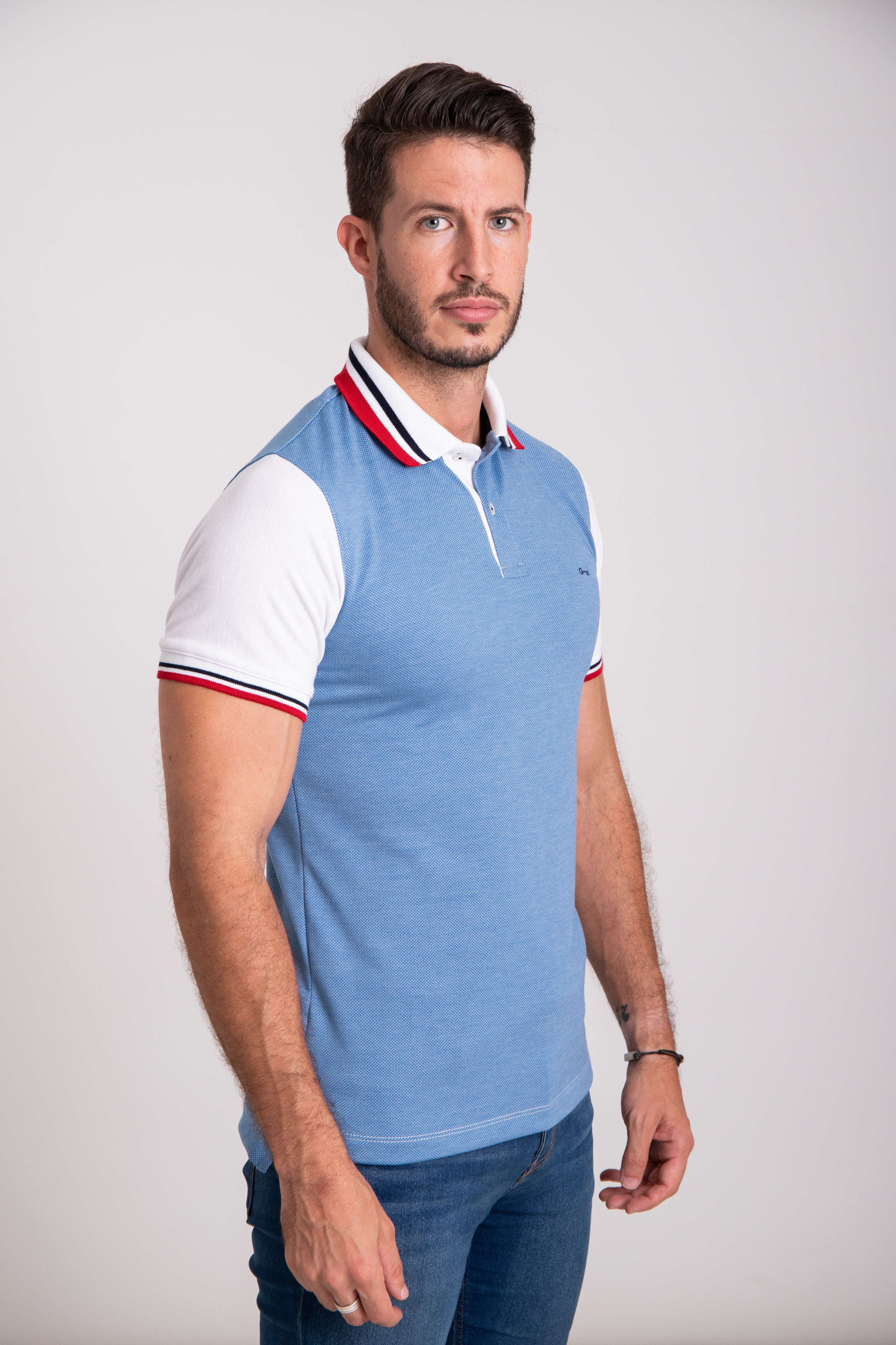 Polo Arrow Cielo